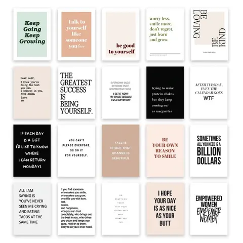 Nordic Motivational Quote Canvas Print