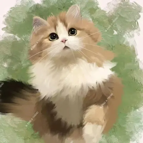 Custom Pet Portrait Digital Art