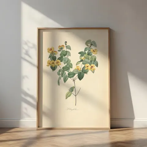 Vintage Platylobium Formosum Print
